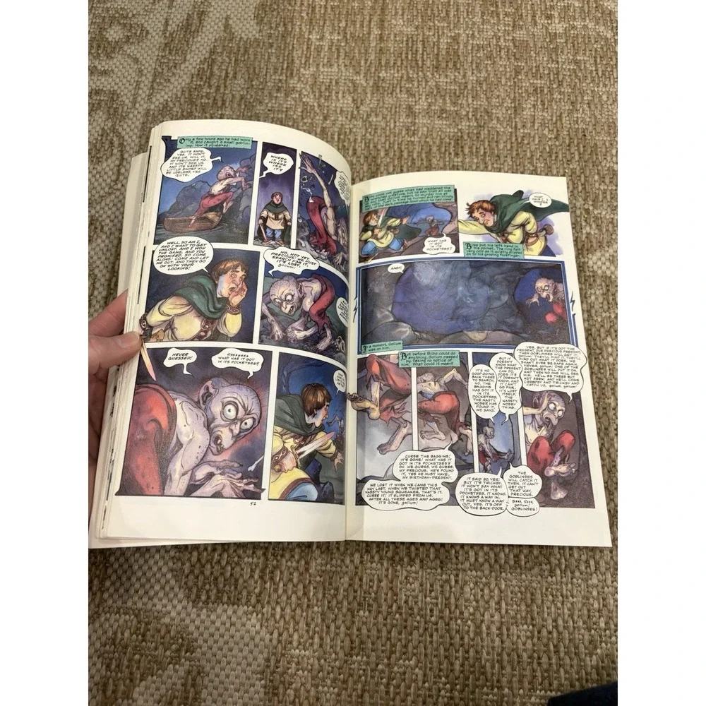 J.R.R. Tolkien The Hobbit Graphic Novel 1990 Eclipse Books